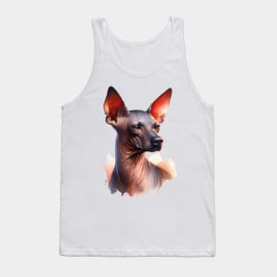 Xoloitzcuintli Watercolor - Beautiful Dog Tank Top